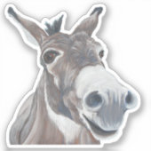 Donkey Vinyl Sticker (Vorderseite)