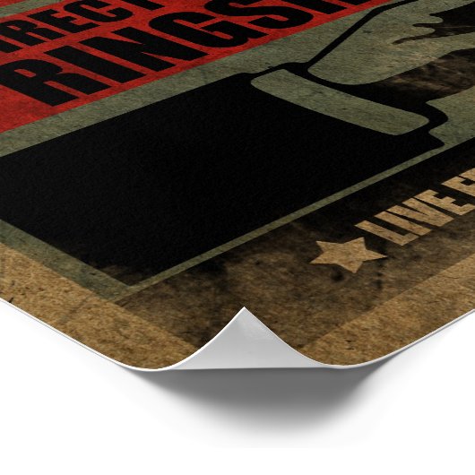 Donkey vs. Elephant Poster (Ecke)