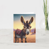 Donkey Weihnachtskarte Feiertagskarte (Vorderseite)