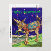 Donkey Weihnachtskarten Postkarte (Vorne/Hinten)