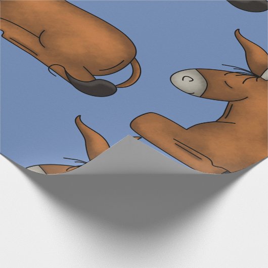 Donkey Wrapping Paper Geschenkpapier