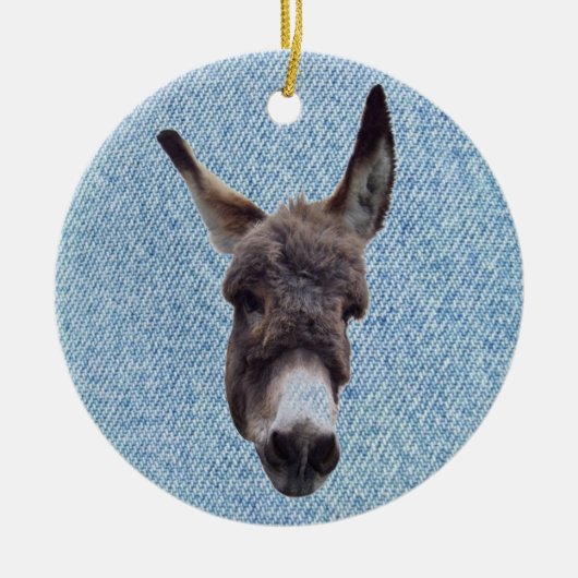 Donkey zu Denim Ornament (Vorne)