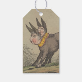 Donkeys - Geschenkmarke Geschenkanhänger