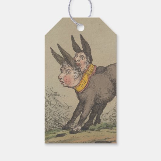 Donkeys - Geschenkmarke Geschenkanhänger (Vorderseite)