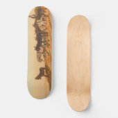 Donkeys in Südfrankreich (von Eugène Burnand) Skateboard (Vorderseite)