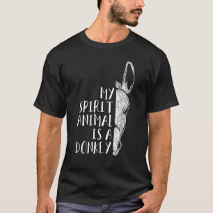 Donkeys Kleidung Outfit Geschenk Mein Geist Tier i T-Shirt
