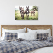 Donkeys Leinwanddruck (Insitu (Schlafzimmer))