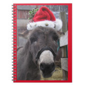 "Donkeys Make Great Santas" Notizblock (Vorderseite)