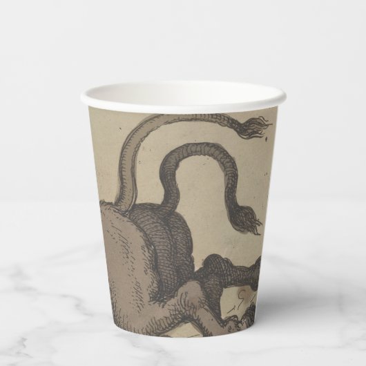 Donkeys - Papiergruppen Pappbecher (Rückseite)