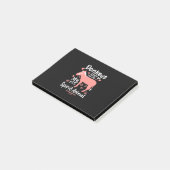 Donkeys sind meine Geistertiere Post-it Klebezettel (angewinkelt)