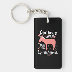 Donkeys sind meine Geistertiere Schlüsselanhänger