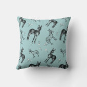 Donkeys und Lüster Kissen (Rückseite)