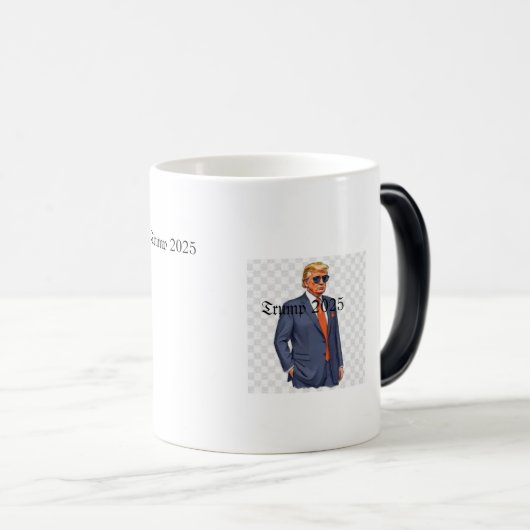 Donlad Trump pic-Tasse Verwandlungstasse (VorderseiteRechts)