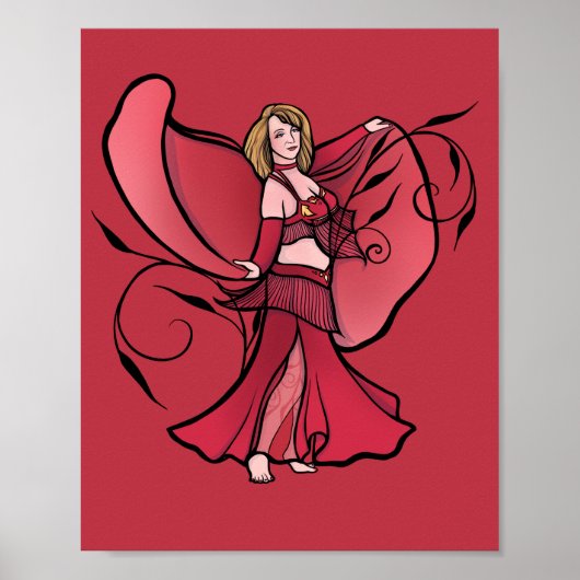 Donna Belly Dancer Poster (Vorne)