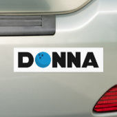 Donna Bowling Autoaufkleber (Auf Auto)