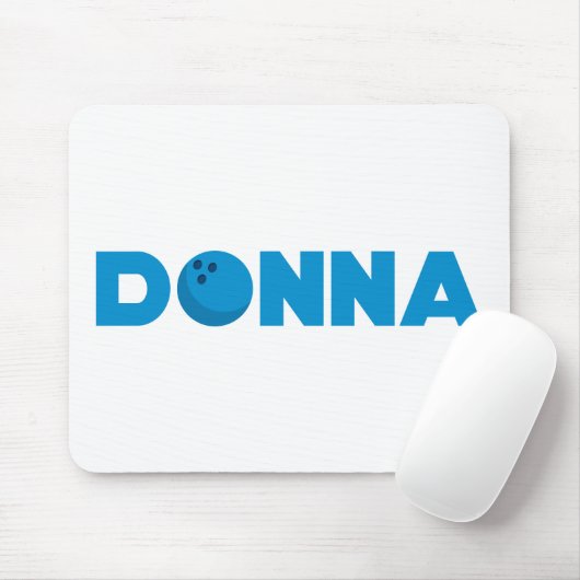 Donna Bowling Mousepad (Mit Mouse)