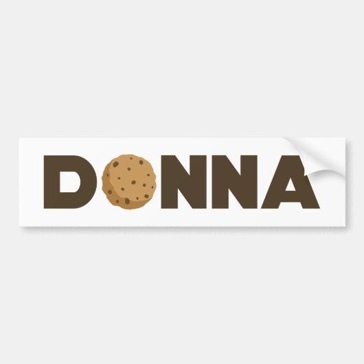 Donna cookie Autoaufkleber (Vorne)