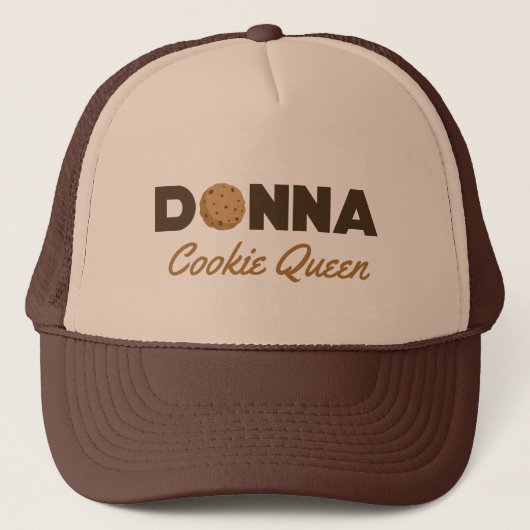 Donna cookie Queen Trucker Hat Truckerkappe (Vorderseite)