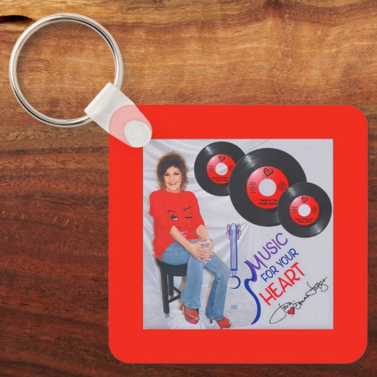 Donna Fargo 2-seitige Country Music Schlüsselanhän Schlüsselanhänger (Vorderseite)