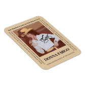 DONNA FARGO Flexible Foto Magnet, 3"x4" Magnet (Rechte Seite)
