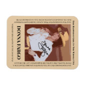 DONNA FARGO Flexible Foto Magnet, 3"x4" Magnet (Horizontal)