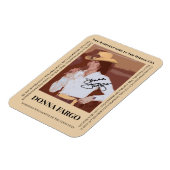 DONNA FARGO Flexible Foto Magnet, 3"x4" Magnet (Linke Seite)
