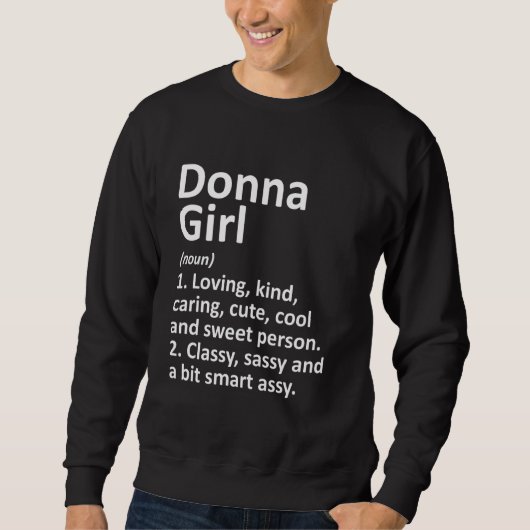 DONNA GIRL TX TEXAS Funny City Zuhause Roots Gesch Sweatshirt (Vorderseite)