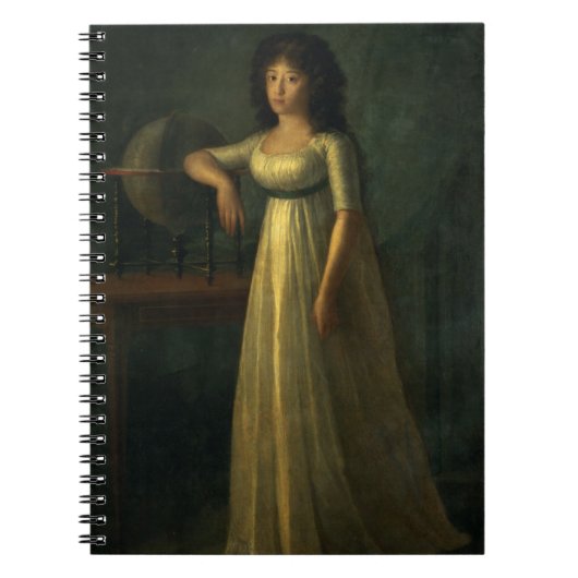 Donna Joaquina Tellez-Giron, Tochter des Herzogs Notizblock (Vorderseite)