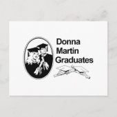DONNA MARTIN GRADUATES ANKÜNDIGUNGSPOSTKARTE (Vorderseite)