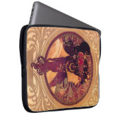 Donna Orechini durch Alphonse Mucha Laptopschutzhülle (Vorne Rechts)