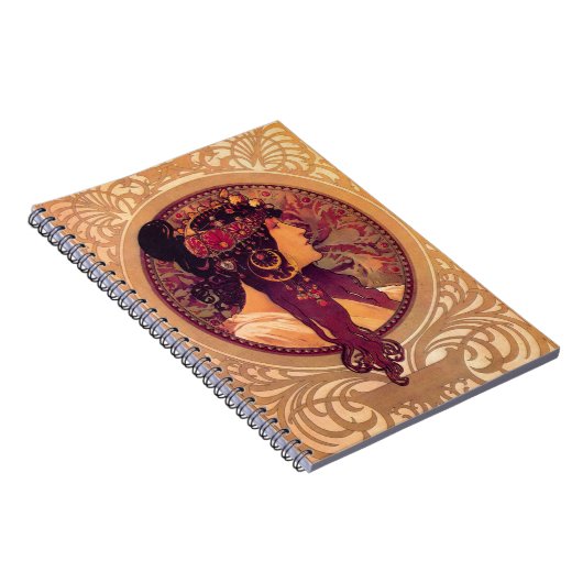 Donna Orechini von Alphonse Mucha Notizblock (Rechte Seite)