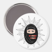 Donna ragno / Magnet (Vorderseite/Rückseite)