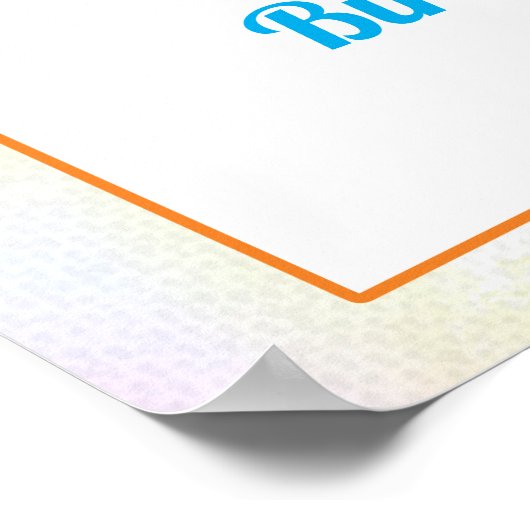 DONNA Retro Schriftart Gefärbte Krawatte Pool Part Poster (Ecke)