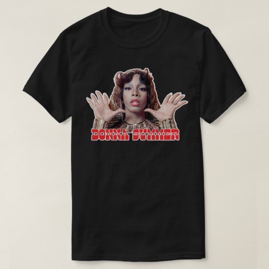 Donna Summer Retro Style Fan Design5 T-Shirt (Design vorne)