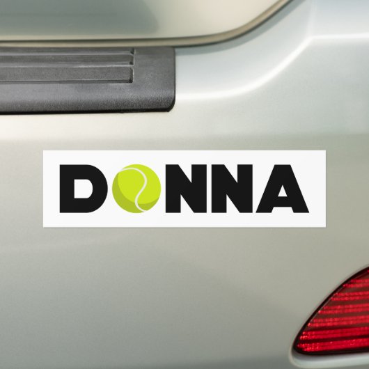 Donna Tennis Autoaufkleber (Auf Auto)