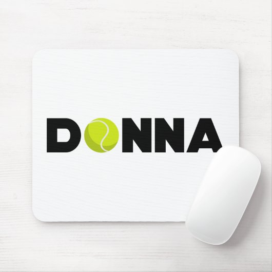 Donna Tennis Mousepad (Mit Mouse)