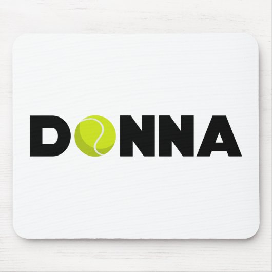 Donna Tennis Mousepad (Vorne)