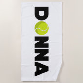 Donna Tennis Strandtuch (Vorderseite)