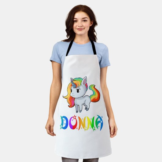 Donna Unicorn Schürze (Getragen)
