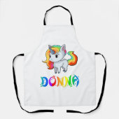 Donna Unicorn Schürze (Vorderseite)
