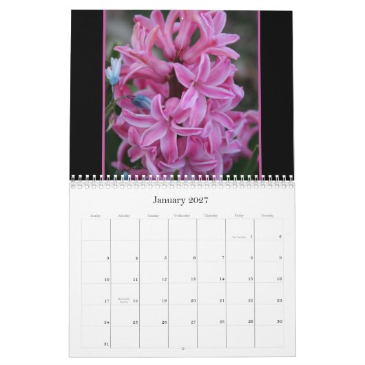 Donnas Blumen-Garten Kalender (Jan 2027)