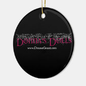 Donnas Puppen Keramikornament (Links)