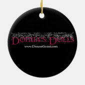 Donnas Puppen Keramikornament (Hinten)