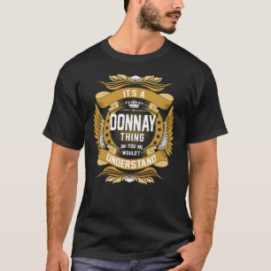DONNAY Name, DONNAY Familienname Wappen T-Shirt