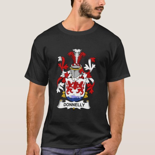 Donnelly Coat of Arms - Familienwappen Shirt Essen (Vorderseite)
