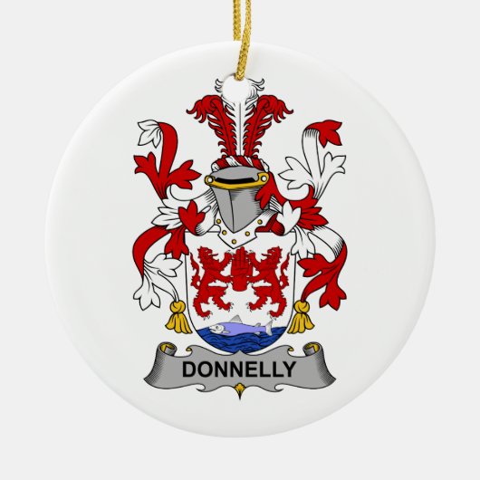 Donnelly Familienwappen Keramik Ornament (Vorne)