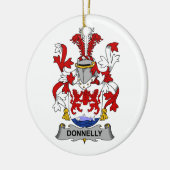 Donnelly Familienwappen Keramik Ornament (Links)