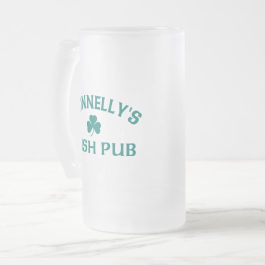 Donnelly's Irish Pub Mattglas Bierglas (Vorderseite Links)