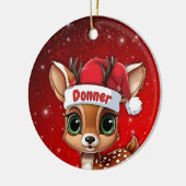 Donner Baby Deer, Fawn, Doe, Reindeer🦌 🎄 Keramik Ornament (Links)