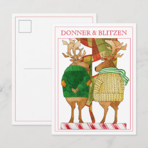 DONNER BLITZE Postkarte